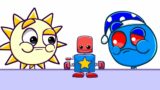 Boxy Boo Animation VS Moon & SUN in battle FNF