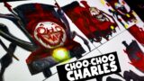Dibujo CHOO CHOO CHARLES en diferentes estilos (FRIDAY NIGHT FUNKIN' VS ORIGINAL Choo Choo Charles)