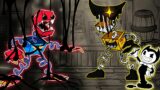 Drawing Boxy Boo Poppy Playtime vs Bendy x Rainbow Friends Pibbified  – FNF Fan Speedpaint