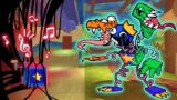 Drawing Boxy Boo Poppy Playtime vs Project Playtime Swap Rainbow Friends – FNF Fan Speedpaint