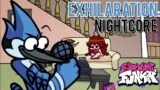Exhilaration (Nightcore) | Friday Night Funkin' | Regular Show