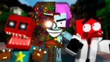 FNF Corrupted BOXY BOO vs Corrupted PIBBY & Rainbow Friends | Project Playtime Minecraft Animation