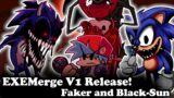 FNF | EXEMerge Demo V1 Release! – Vs Faker and Black-Sun | Mods/Hard/Gameplay |