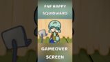 FNF Game Over Screen – vs Really Happy Squidward 2K22 (Mistful Crimson Morning) #shorts