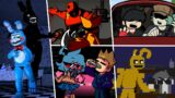 FNF Hop To It – But Every Turn A Different Character Sings It! | FNAF 2 Mod