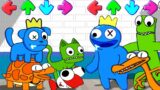 FNF RAINBOW FRIENDS: The RAINBOW FRIENDS are PETS?! in Friday Night Funkin be like by GameToons