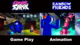 FNF Rainbow Friends Animation: Pink's SAD Origin Story