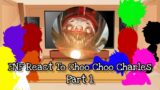 FNF React To Choo-Choo Charles Part 1||ElenaYT.