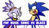 FNF Rush: Sonic VS Blaze