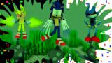 FNF Sonic.exe and Amy and Tails + Knuckles – Drowning + Wheel Of Fortune – FNF Minecraft Animation