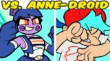 FNF VS Anne-Droid! FULL WEEK + Rhythm (FNF MOD/HARD) | Boyfriend VS Robot | Friday NIght Funkin