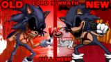 FNF': Lord X Wrath – Weakling, X, Slaves Songs (Old Vs New) (sonic exe pc port full week comparison)