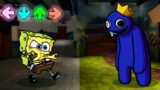 Friday Night Funkin' – Rainbow friends VS SpongeBob (Animation Mods)
