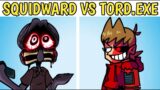 Friday Night Funkin'- SQUIDWARD & SPONGEBOB vs TORD.EXE || EDDSWORLD ||