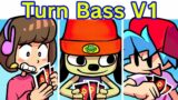 Friday Night Funkin' Turn-Bass – BPM Song (FNF, PaRappa the Rapper, Scratchin' Melodii) (FNF Mod)