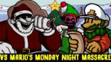 Friday Night Funkin': VS Mario's Monday Night Massacre | Christmas update [FNF Mod/HARD]
