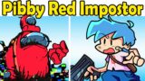 Friday Night Funkin' VS. Pibby Red Impostor Corrupted (Come learn with Pibby x FNF Mod/Among Us)
