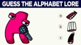 Guess The Fnf Alphabet Lore Quiz 68 | Spot The Odd Alphabet Lore