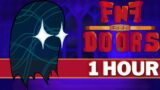 HALT – FNF 1 HOUR Perfect Loop (VS DOORS DEMO l Rush, Seek, Halt, Timothy Roblox DOORS 1 to 100)