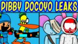 New FNF Pibby Pocoyo Leaks/Concepts +Cutscenes | Come and Learn with Pibby!