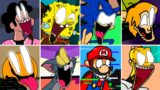 New Pibby Mod – Orange, Tom, SpongeBob, Shaggy, Sans, Mario – Friday Night Funkin Part 2 FNF Mod