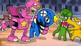 Project : Playtime Boxy Boo Kidnap Pinky But Rainbow Friends Rescue | FNF Speedpaint.