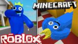 ROBLOX Rainbow Friends ALL JUMPSCARES vs Mobile Game vs Minecraft vs FNF