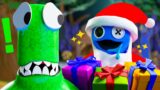 Rainbow Friends But BLUE is Santa Claus!? – Roblox Animation