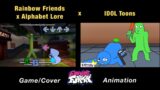 Rainbow Friends x Alphabet Lore | GAME x FNF Animation