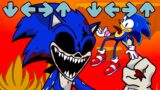 Sonic EXE ALL PHASES (0-3) Friday Night Funkin' be like + BONUS Sonic EXE VS Boyfriend – FNF