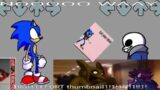 Sonic vs sans in friday night funkin REalllllll1!1!11!1!1!11