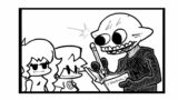 (TW: Dark Humor) | Monster's Headcanon | FNF Comic Dub | Comic by PhantomArcade