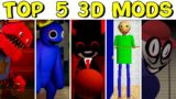 Top 5 3D Mods in Friday Night Funkin’
