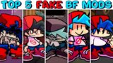 Top 5 Fake Boyfriend Mods in Friday Night Funkin’