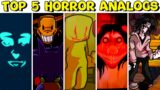 Top 5 Horror Analogs in Friday Night Funkin’