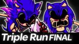Triple Run Final – Xenophanes vs Sonic.exe | Friday Night Funkin'