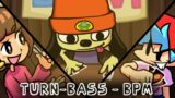 Turn-Bass – BPM Song FNF Mod (Parappa the Rapper, Scratchin' Melodii, Friday Night Funkin')