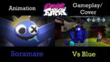 Vs Blue Game Comparison | Rainbow Friends x Friday Night Funkin Animation