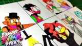 dibujo FRIDAY NIGHT FUNKIN  VS Glitched Legends V2 (Robin /Red/Spongebob/Vicky/Tom/ homer) pibby FNF