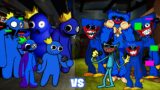 All Blue VS All Huggy Wuggy – Friday Night Funkin' (Poppy Playtime, Roblox Rainbow Friends)
