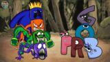 Alphabet lore (a-z) VS Rainbow Friends Family – Swap FNF