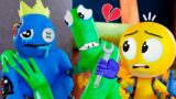 BLUE SAD BACK STORY! Rainbow Friends Animation
