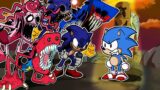 Boxy Boo vs Sonic | Sonic Sad Story Friday Night Funkin Animation – Swap FNF
