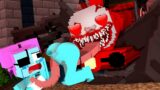 CHOO CHOO CHARLES CATCHES PIBBY but RAINBOW FRIENDS is SAVED HER | ROBLOX Minecraft Animation