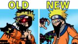 Corrupted Naruto Glitch OLD vs NEW in Friday Night Funkin