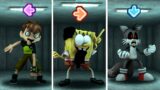 FNF Character Test | Gameplay VS 3D Animation | SpongeBob, Ben10, Tails.EXE