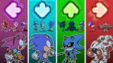 FNF Character Test | Gameplay VS Playground Mod: Mega CD Locked on! (Sonic, Amy, Eggman, Metal)