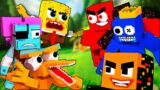 FNF Corrupted Rainbow Friends & Annoying Orange VS Pibby & Sonic | ROBLOX Minecraft Animation