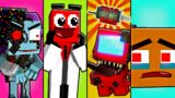 FNF Corrupted "SLICED" Pibby x Among US vs Rainbow Friends – Minecraft Animation