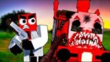 FNF Rainbow Friends BUT Corrupted CHOO CHOO Charles | ROBLOX Minecraft Animation